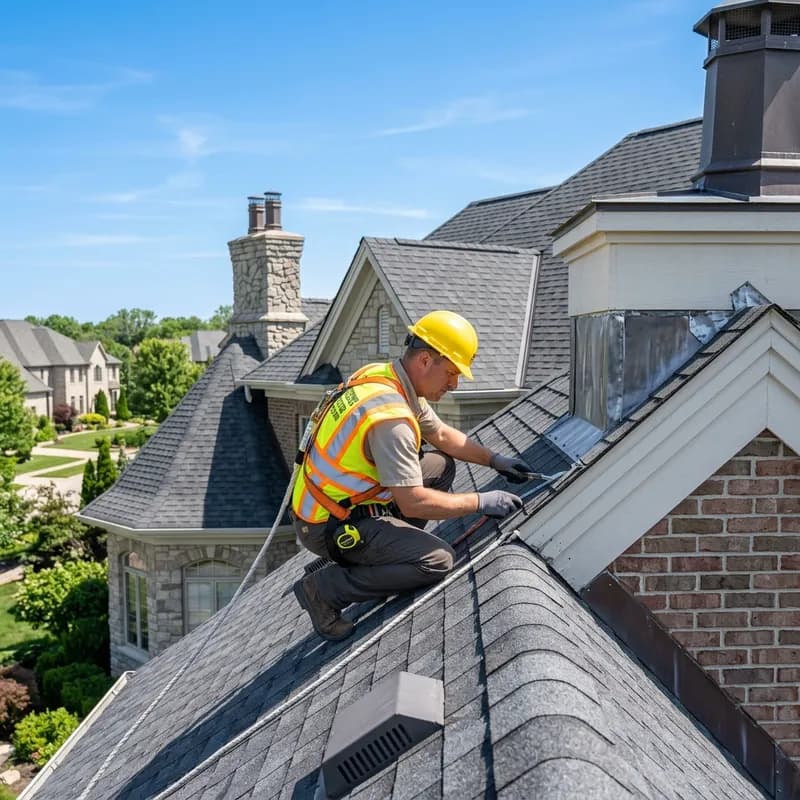 Detailed roof inspection