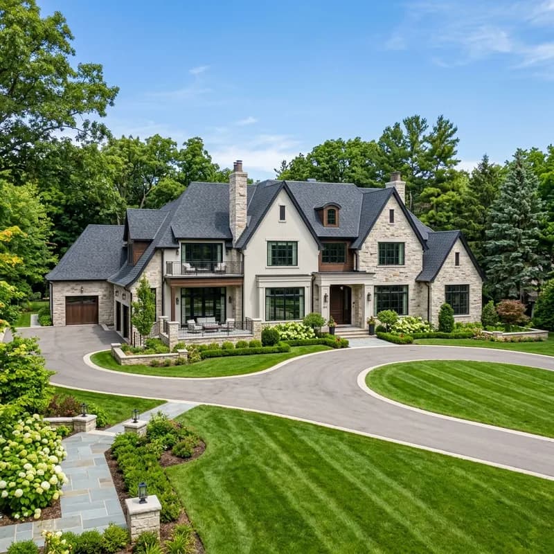 Beautiful luxury home in Demarest NJ requiring professional roofing services