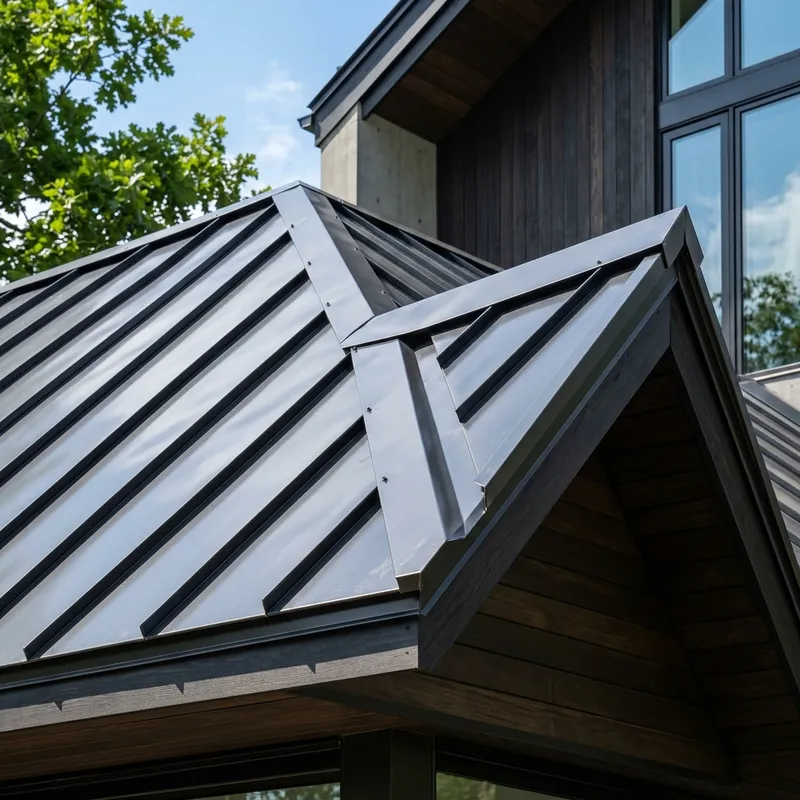Standing Seam Metal Roof Installation