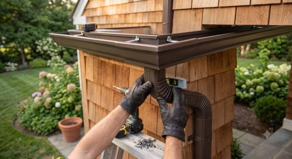 Seamless gutter system
