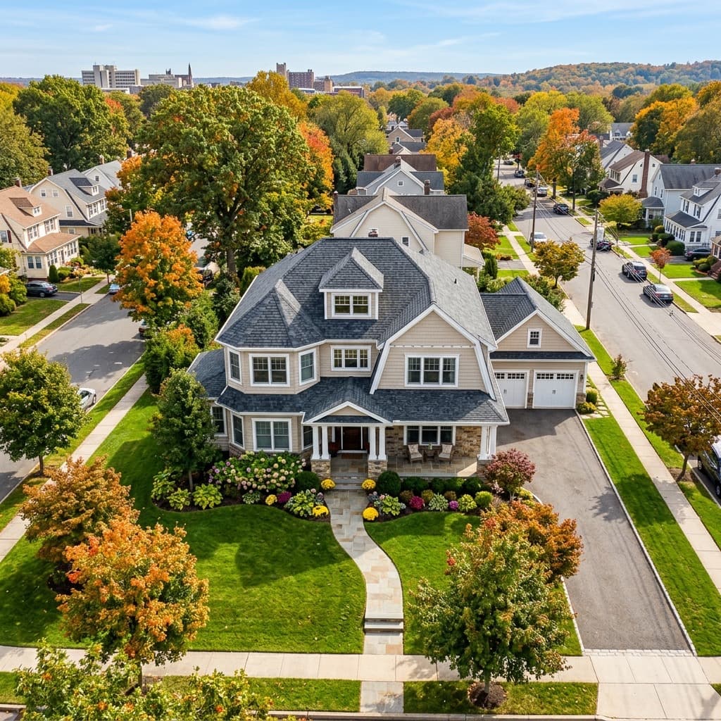 Beautiful home in Hackensack, NJ with a newly installed architectural shingle roof