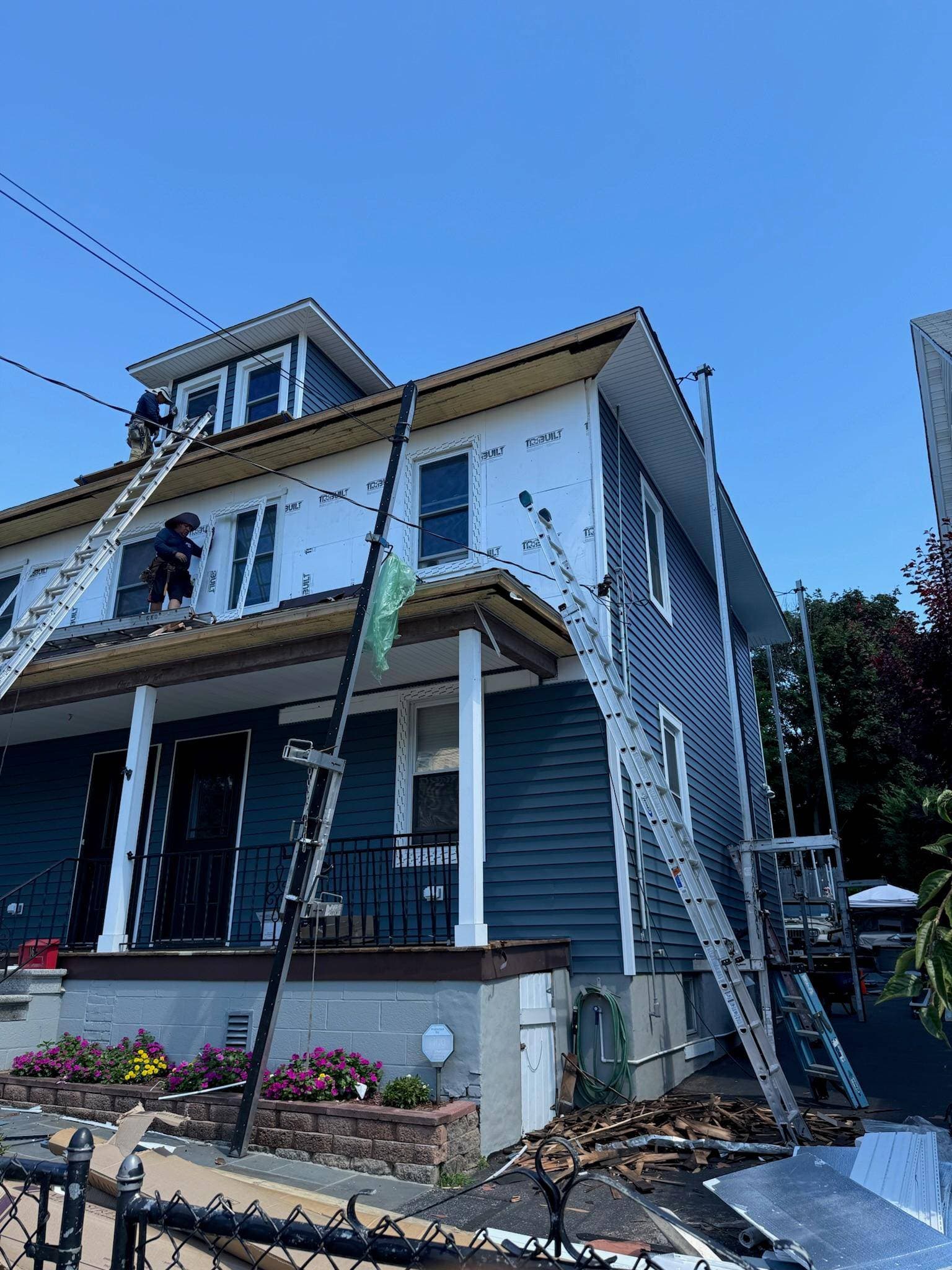 Exterior renovation
