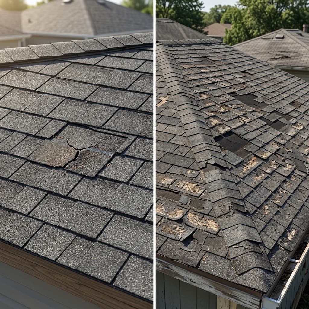 Roof repair vs replacement assessment